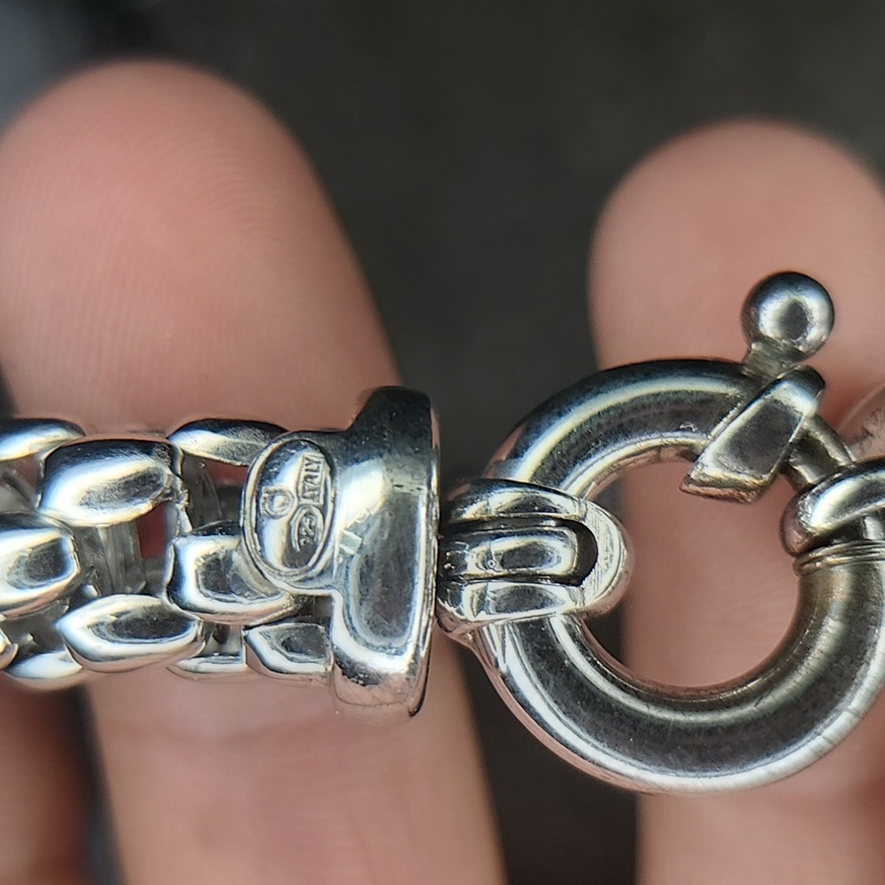 STERLING SILVER POPCORN NECKLACE AND BRACELET$1'000 RETAIL PRICE - Picture 6 of 7